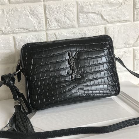 ysl tan cross body bag|ysl crocodile crossbody bag.